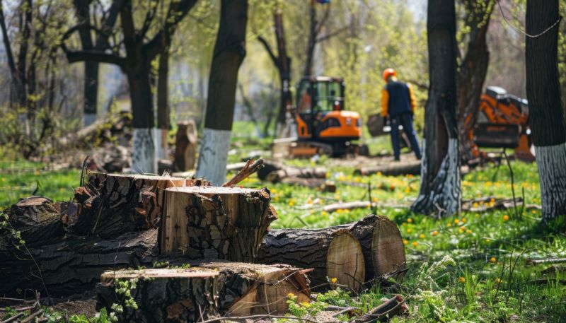 Tree Removal in Progress